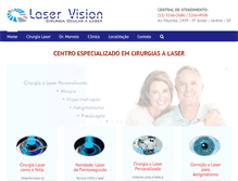 Tablet Screenshot of cirurgialaser.com